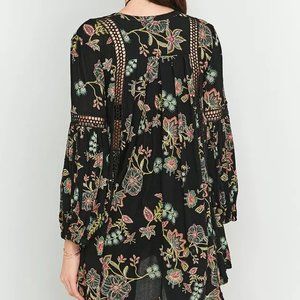 Free People Just The Two Of Us Tunic Top SIZE S